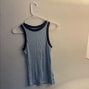Women's Blue Sleeveless Top